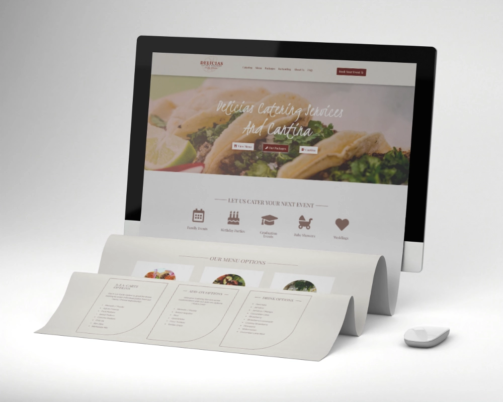 Delicias Tacos and Mariscos - Website Design Services - Yuma,AZ